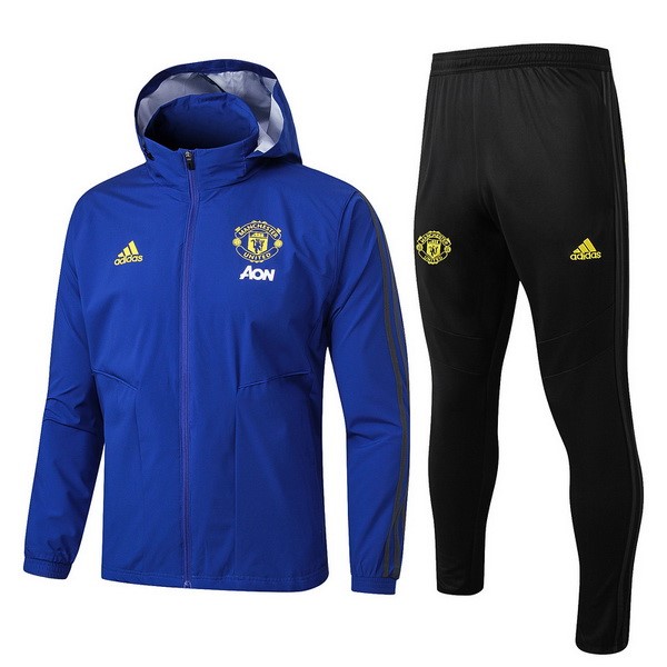 Rompevientos Manchester United Conjunto Completo 2019 2020 Azul Negro